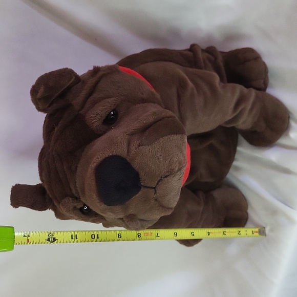Dandee Shar Pei Bull dog Bull mastiff valentine chocolate plush 10" - Picture 5 of 16